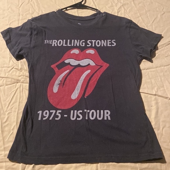 Men’s the Rolling Stones 1975 US to her T-shirt in size small - Picture 1 of 6